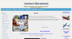 Desktop Screenshot of contractsignservices.co.uk
